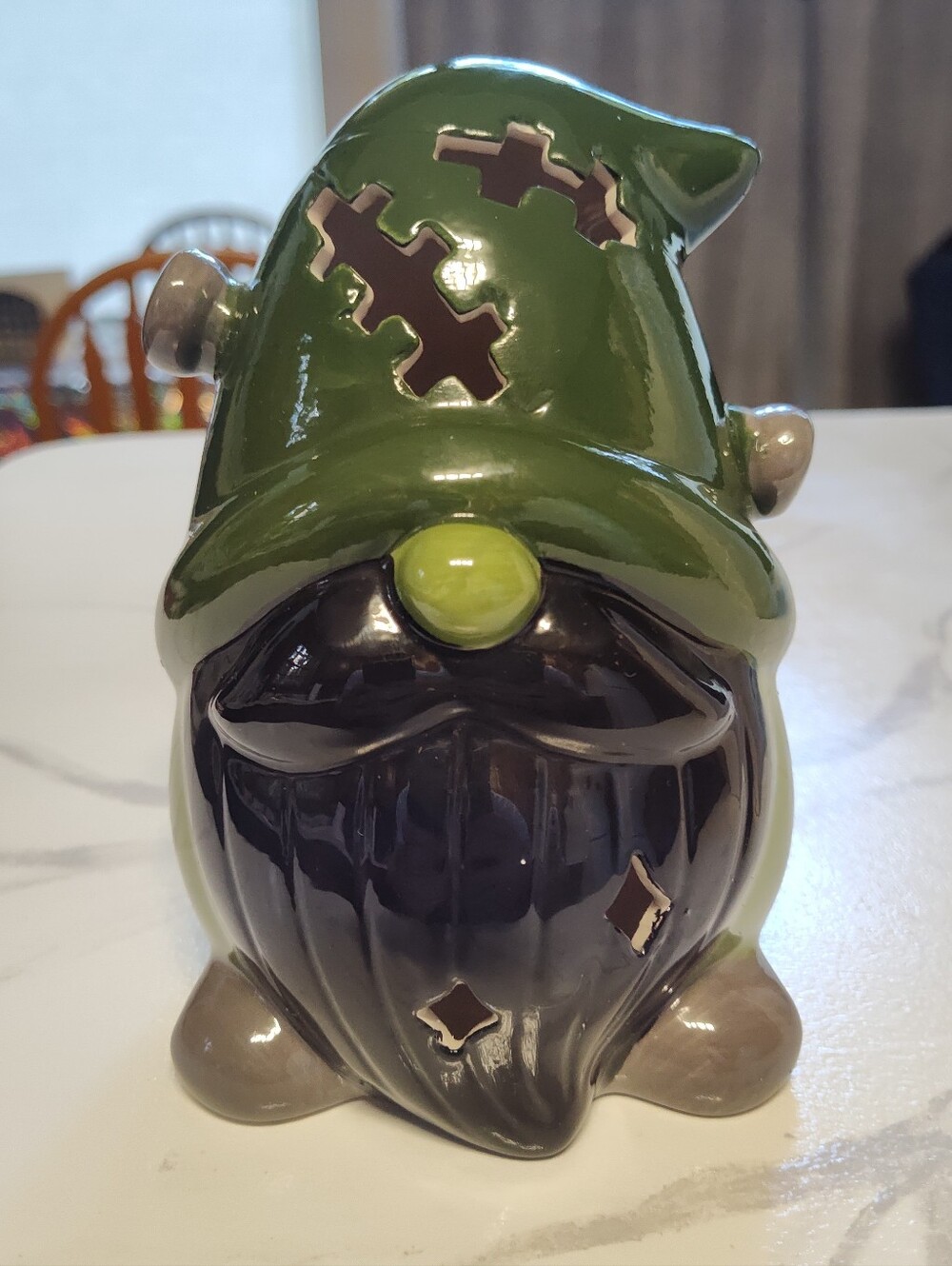 Target 2023 Bullseye Playground Ceramic Frankenstein Gnome Light Up Halloween